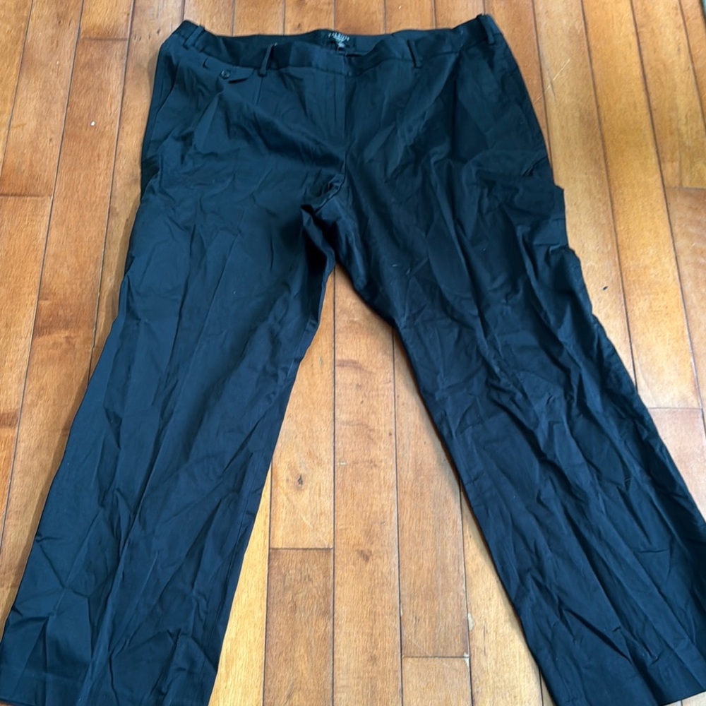 Talbots Black Dress Pants Straight-Leg